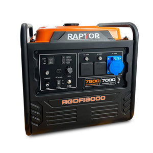 Raptor RGOFI8000 7500W 419cc 4-Stroke Petrol Open Frame Petrol Inverter Generator