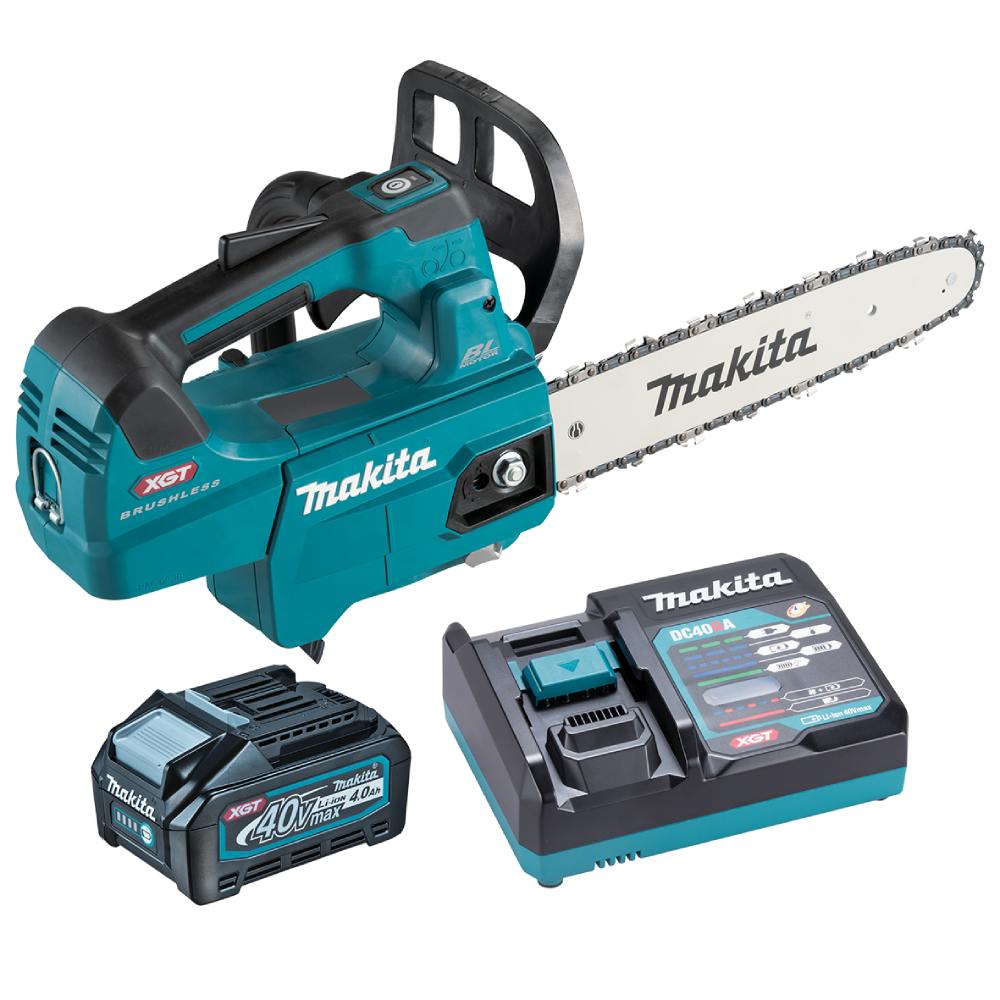 Makita UC003GM101 40V Max 4.0Ah 300mm (12") XGT Cordless Brushless Top Handle Chainsaw Kit