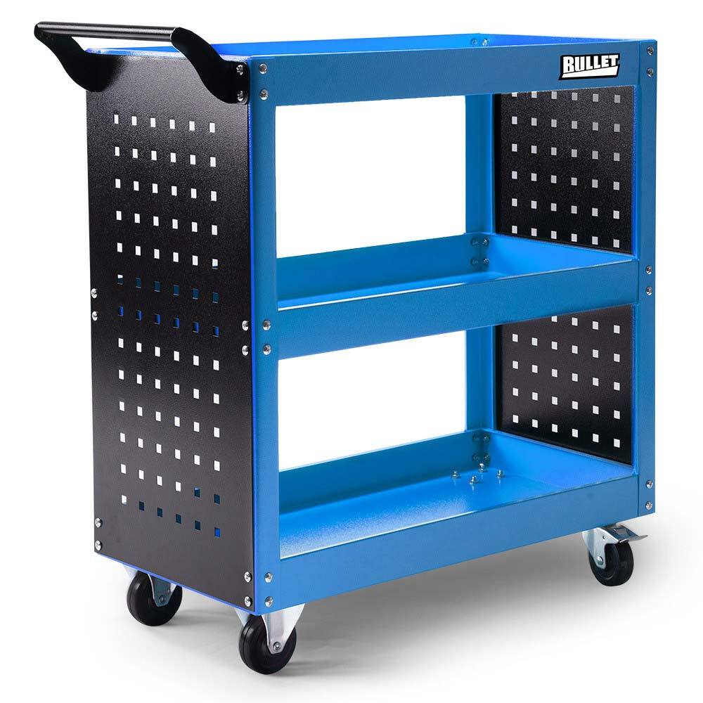 BULLET Tool Trolley Cart Workshop Trolly Mobile Storage Portable Steel Mechanics