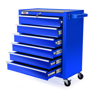 BULLET 6 Drawer Tool Box Cabinet Trolley Garage Toolbox Storage Mechanic Chest