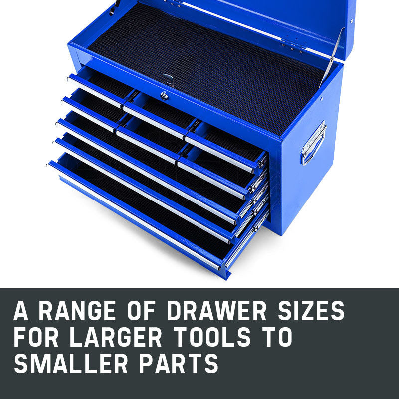 BULLET 9 Drawer Tool Box Chest Mechanic Organiser Garage Storage Toolbox Set