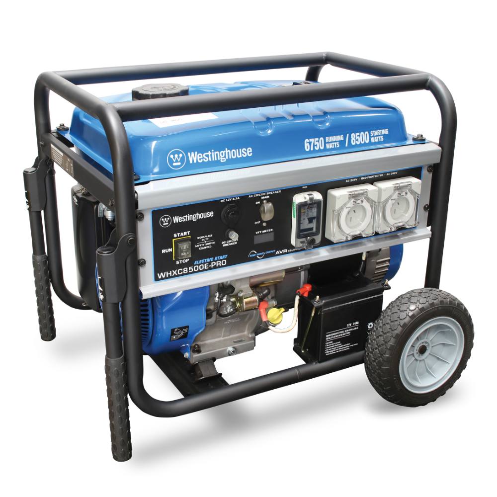 Westinghouse WHXC8500E-PRO 10.6kVA 8500W Portable Electric Start 4-Stroke Petrol Generator